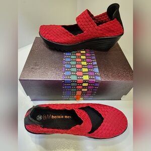 Bernie Mev - Women's Red Woven Shoes - Size 38